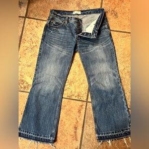 Free People Jacob Cropped Denim Jeans